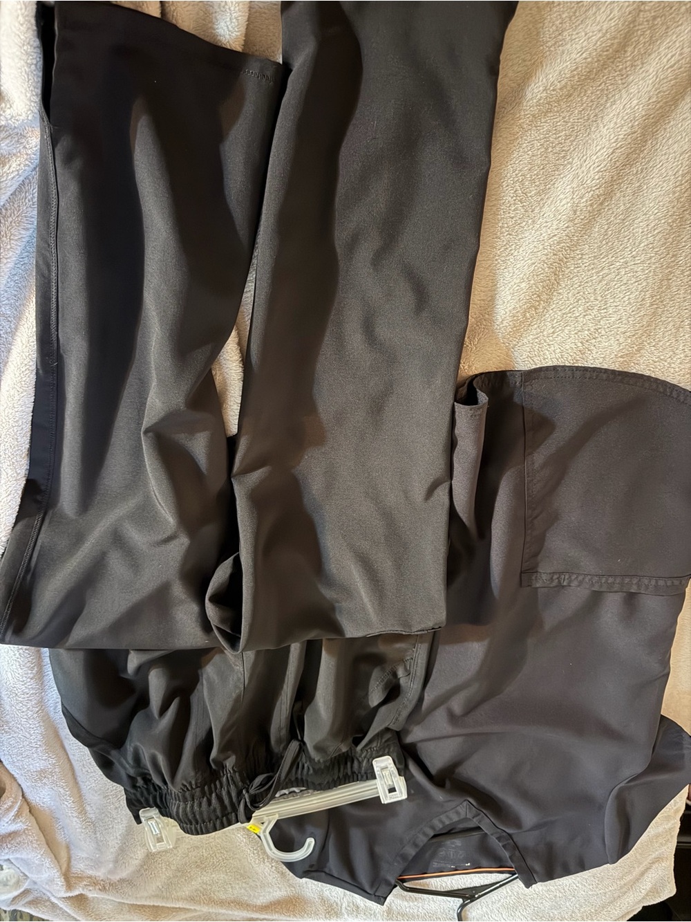 Scrubstar Black womenβs Elastic-Waist Scrub set